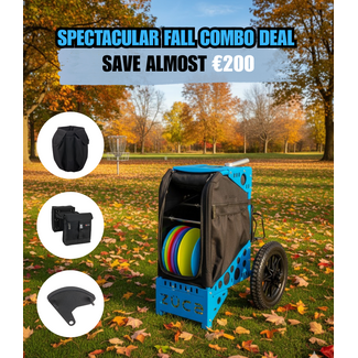 ZÜCA Disc Golf Cart Covert/Blue Premium Combo Deal
