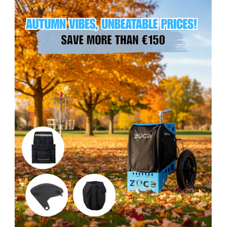 ZÜCA Compact Disc Golf Cart/Blue Combo Deal