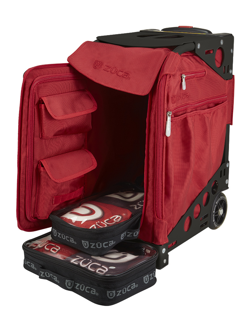 ZÜCA PRO キャリー ルビーレッド 保冷バッグ付 zueca-cornhole-pro-rolling-bag