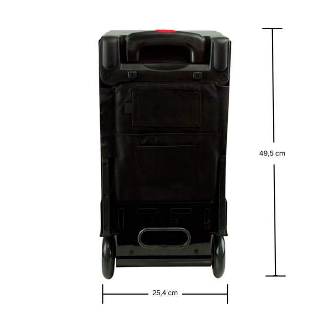 ZÜCA Sac à Roulettes Cornhole Pro Navy/Noir avec Fonction Siège