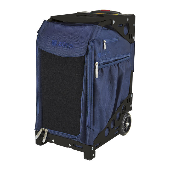 ZÜCA Sac à Roulettes Cornhole Pro Navy/Noir avec Fonction Siège