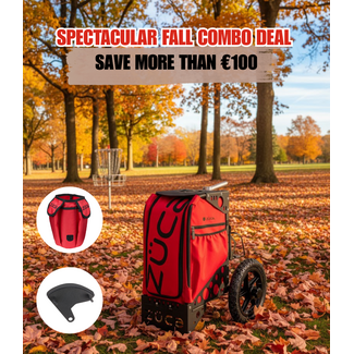 ZÜCA Disc Golf Cart Infrared/Black Combo Deal