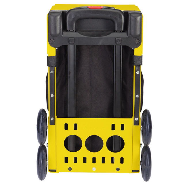 ZÜCA Sport Bag XO Black Bundel Yellow Frame Flashing Wheels