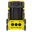 ZÜCA Sport Bag XO Black Bundle Cadre Jaune Roues Clignotantes