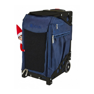 ZÜCA Cornhole Pro Rolltasche Navy/Schwarz mit Sitzfunktion