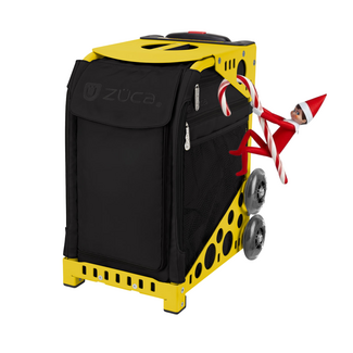 ZÜCA Stealth – Zwarte Sport- en Schooltas op Wielen met Zitplek