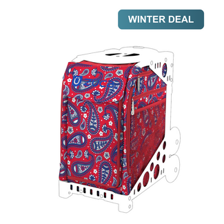 ZÜCA Insert Tas Paisley in Red