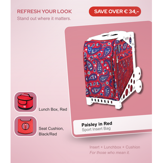 ZÜCA Paisley in Red Bundle