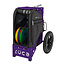 ZÜCA ZÜCA DG Pro Bundle 2026 Disc Golf Cart Gunmetal Purple Frame