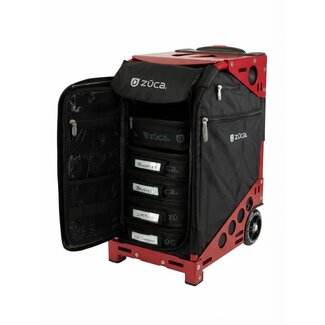 ZÜCA Pro Artist Make-up Trolley  Candy Red