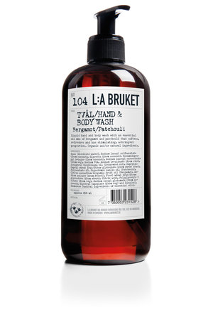 LA Bruket 104 Hand & body wash bergamot/patchouli - 450 ml