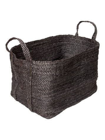 The Dharma Door Grote jute mand - antraciet