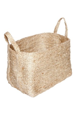 The Dharma Door Small jute basket - natural