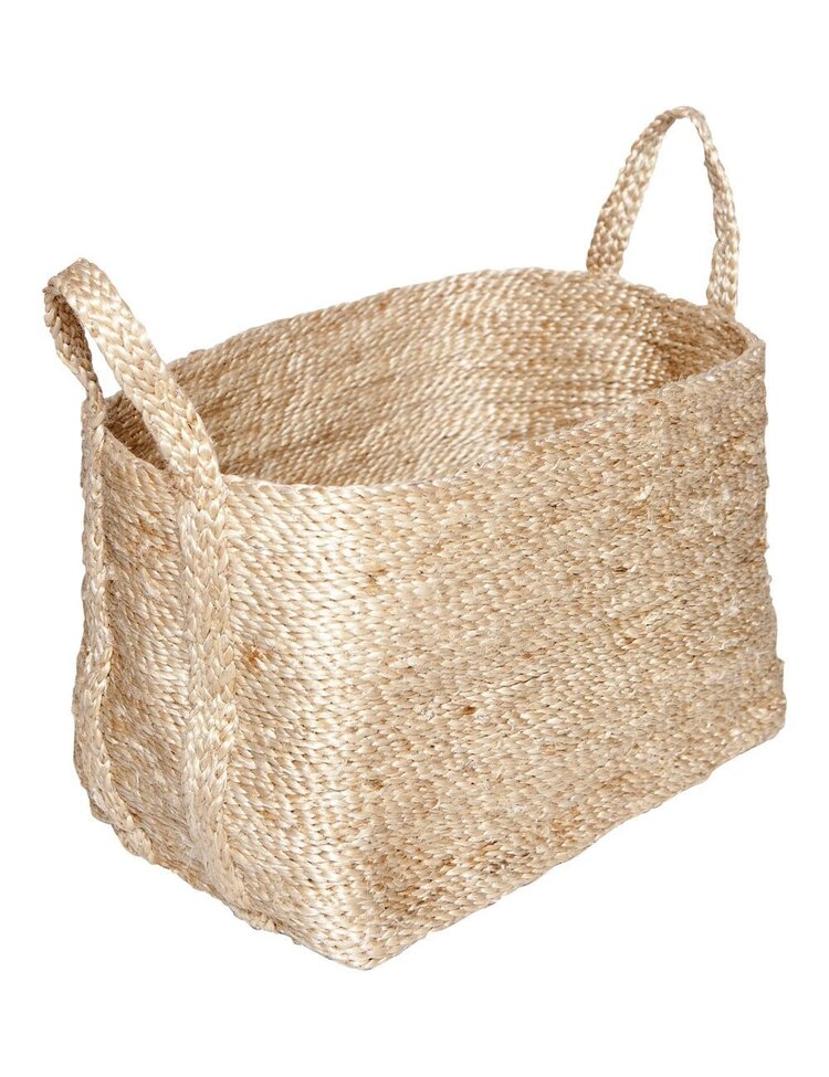 The Dharma Door Small jute basket - natural