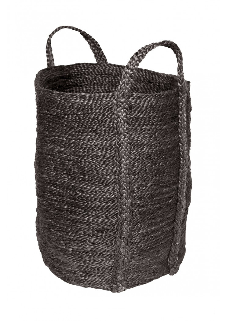 Couleur Locale • Laundry jute basket charcoal • Couleur Locale