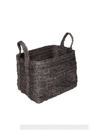 The Dharma Door Kleine jute mand - antraciet