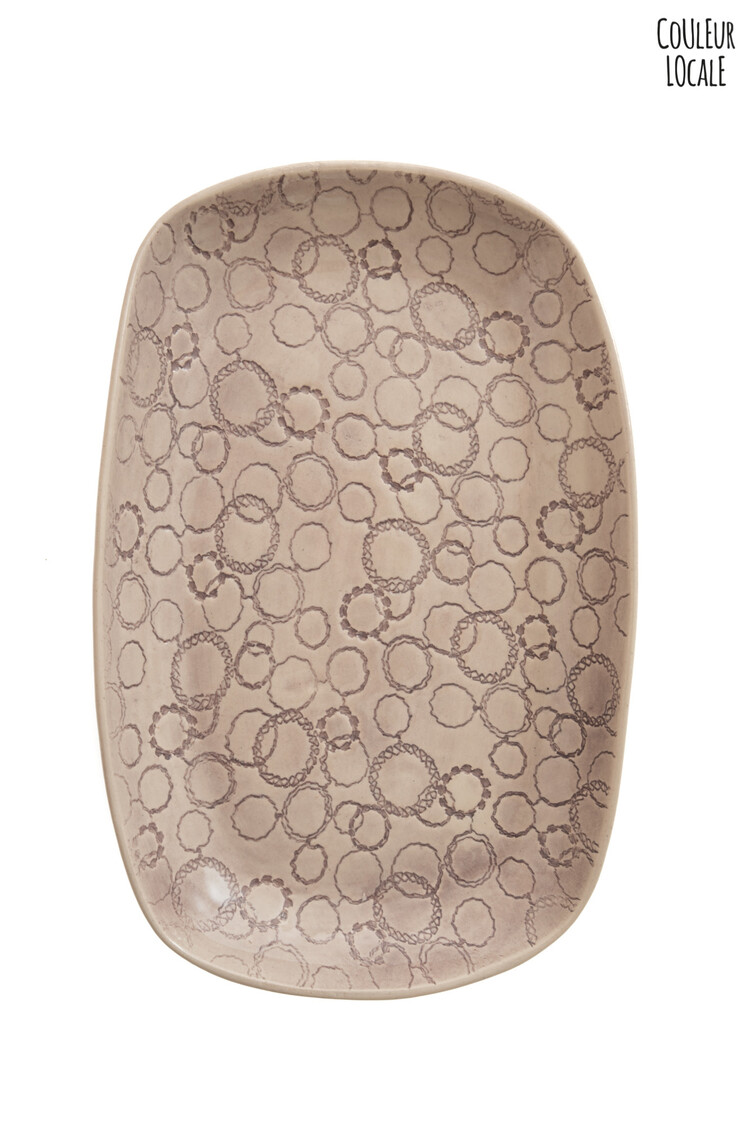 Wonki Ware Dish snack L - pattern