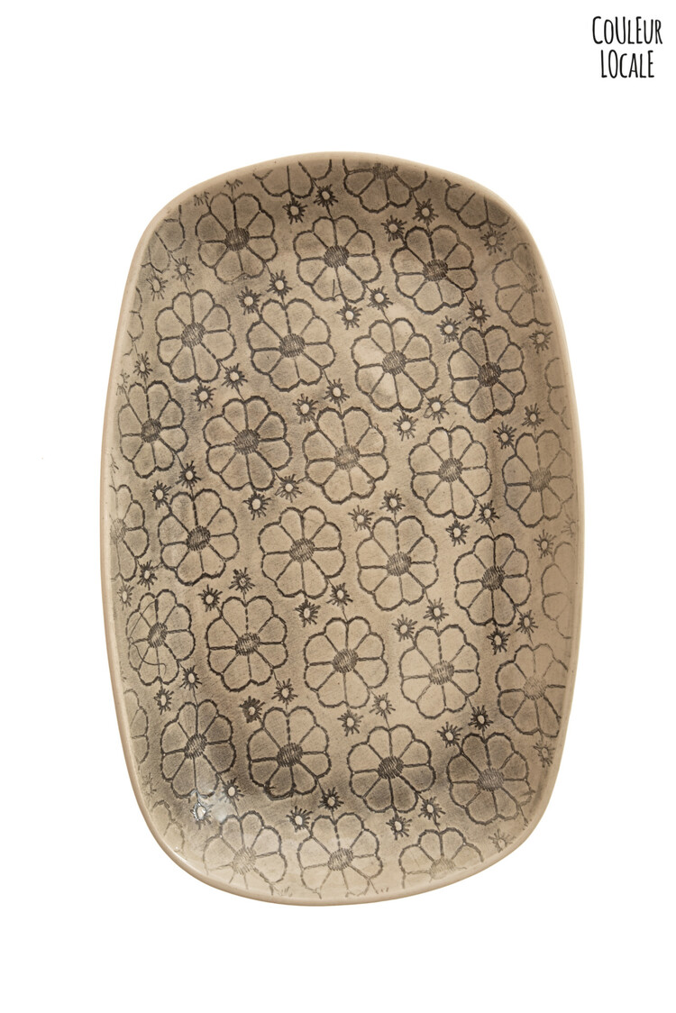 Wonki Ware Dish snack L - pattern