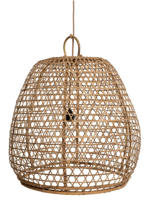 Bamboo basket lampshade