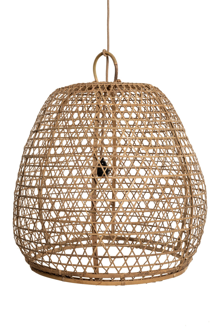 Gevlochten hanenmand lamp