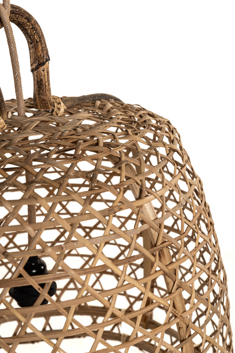 Gevlochten hanenmand lamp
