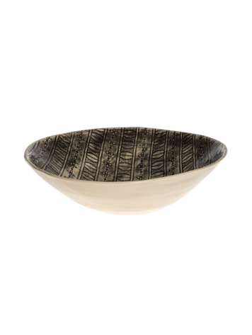 Wonki Ware Salad bowl L - pattern