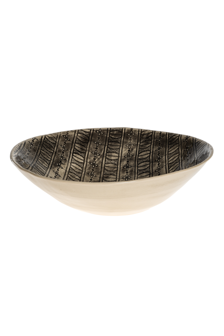 Wonki Ware Large Salad Bowl - Pattern