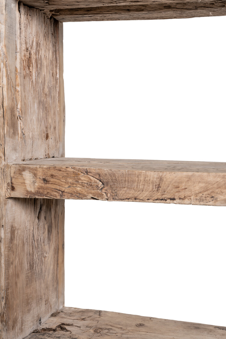 Robust rack, weathered elm