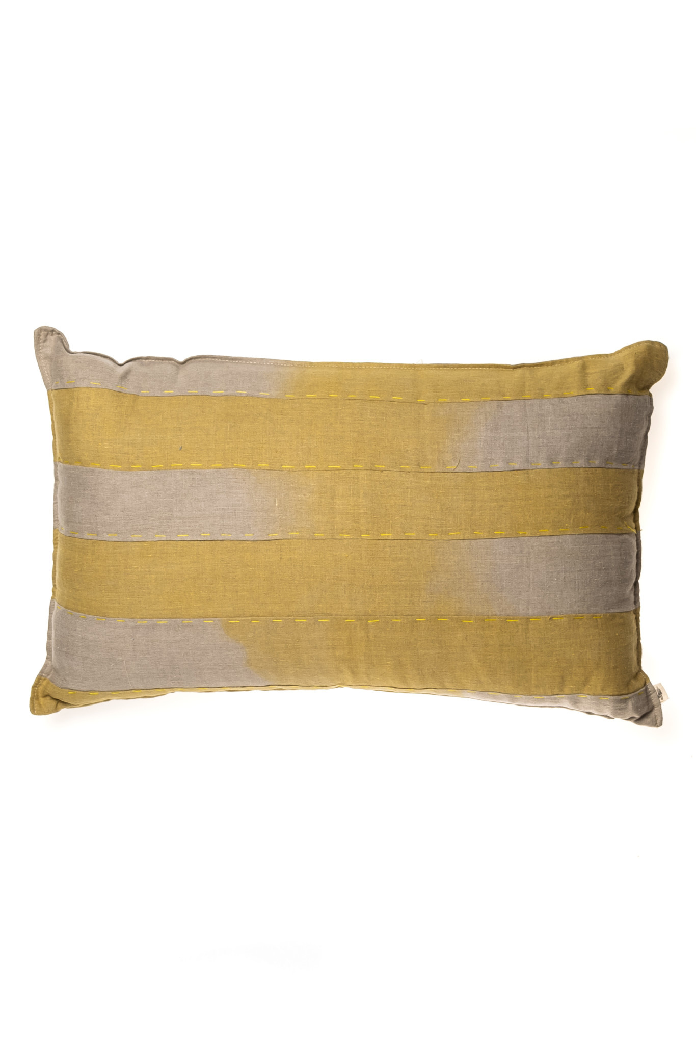 yellow linen cushions