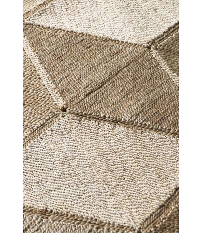 Viciniti : Braided Round Jute Carpet 2ft