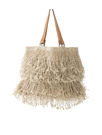The Dharma Door St Kitts tote with fringes