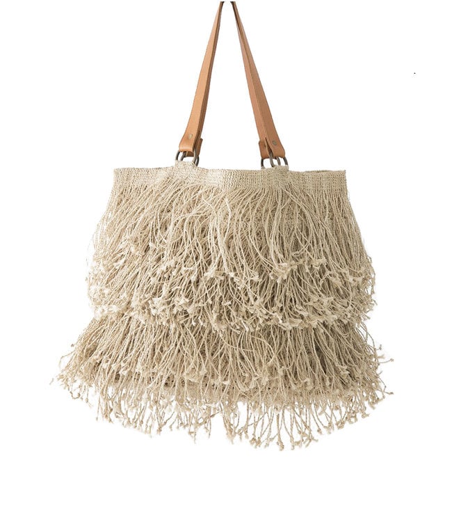 The Dharma Door St Kitts tote with fringes