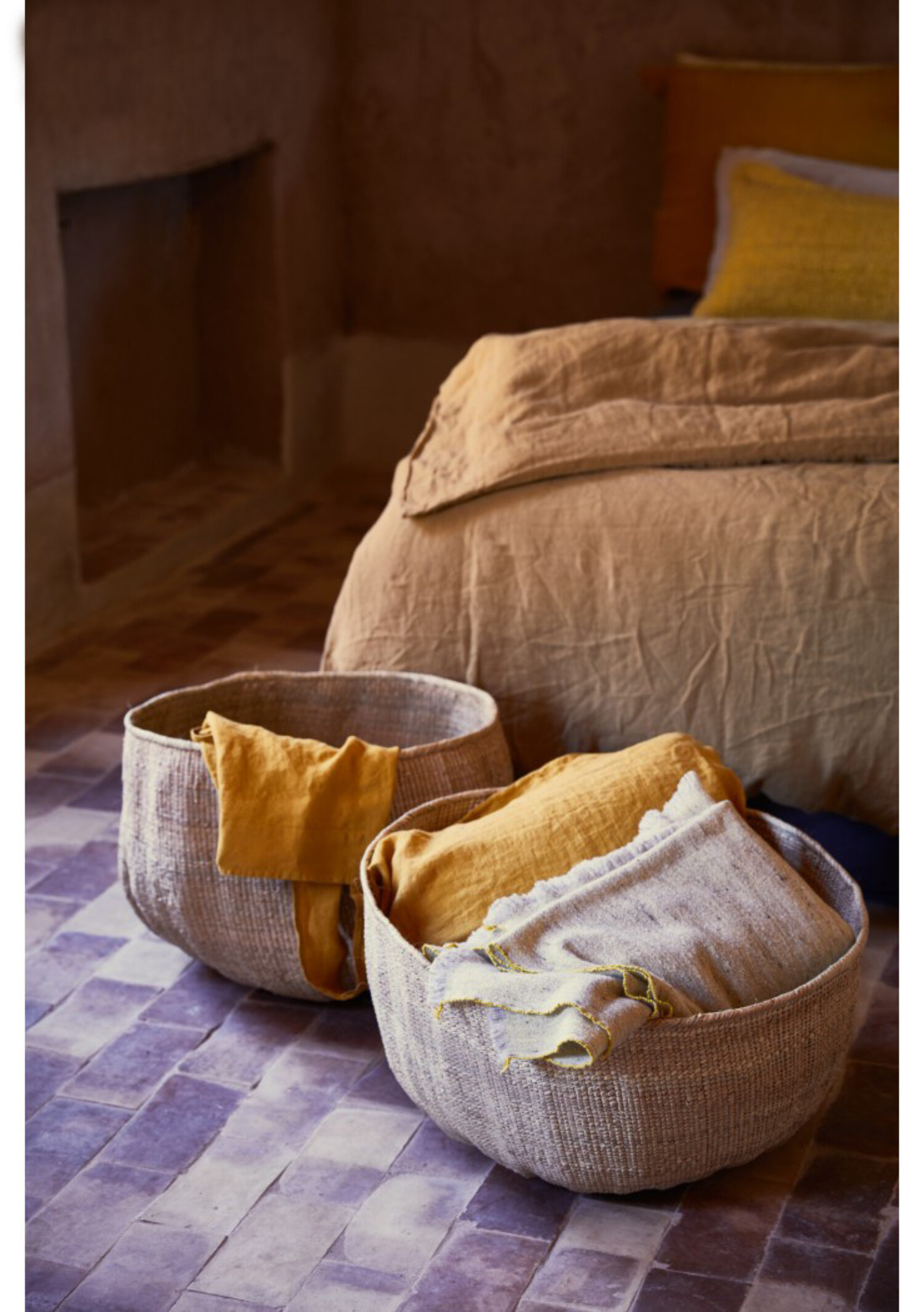 Couleur Locale • Palm Basket Zimbabwe bio shape - Couleur Locale
