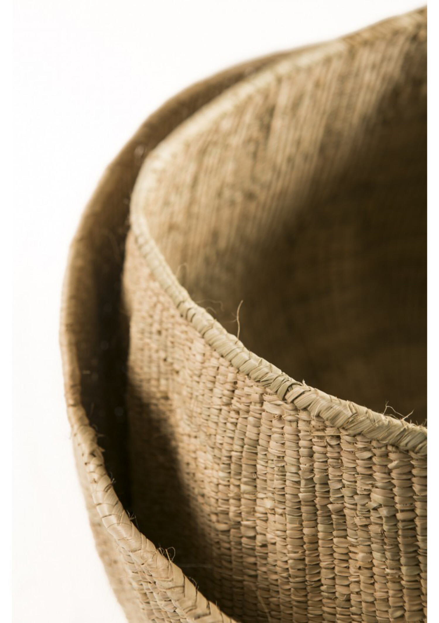 その他 Zimbabwe Natural Vase Designer Basket L Couleur Locale • Palm Basket Zimbabwe bio shape - Couleur Locale