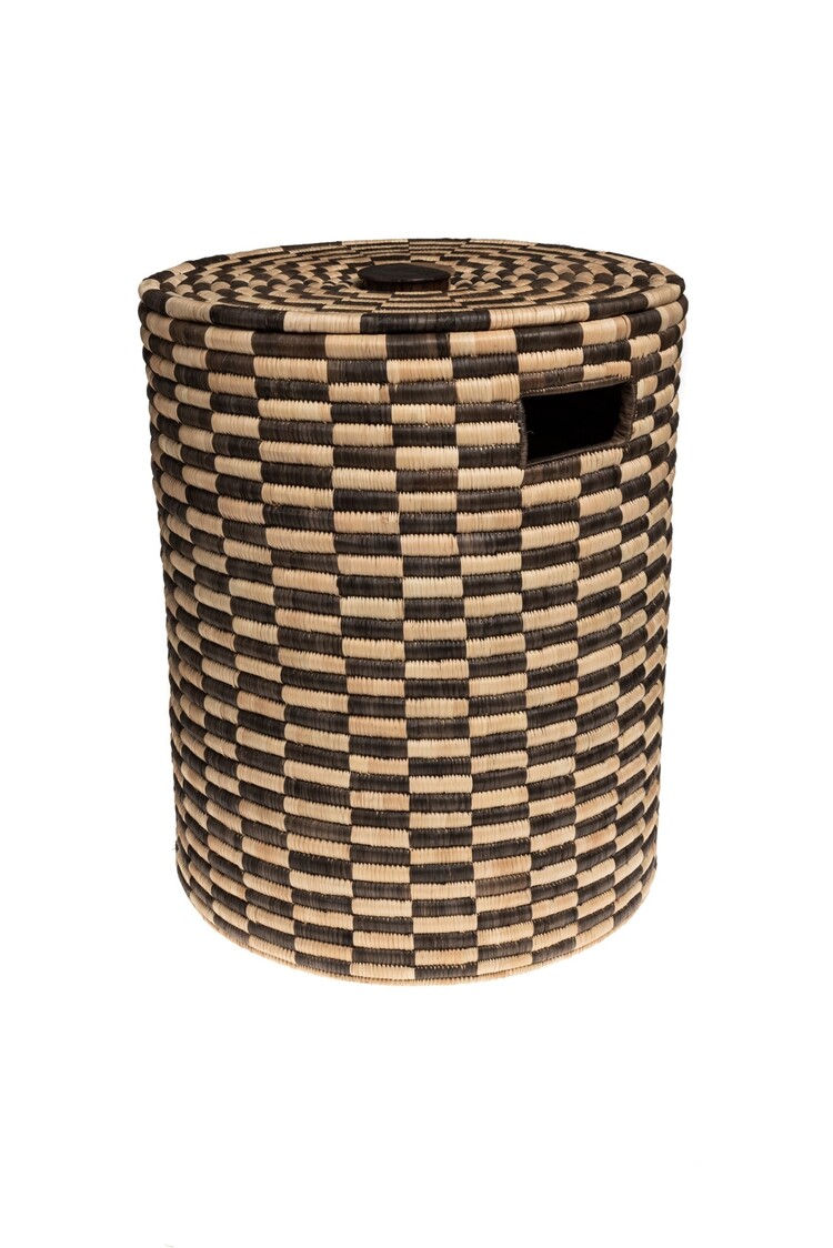 Laundry Basket Palm - Pattern