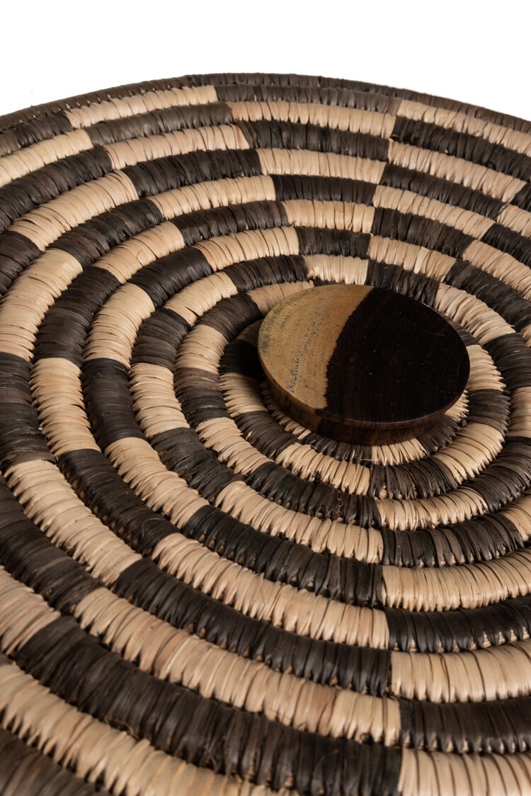 Laundry Basket Palm - Pattern