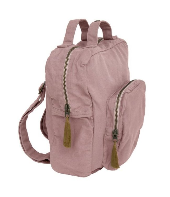 dusty pink backpack