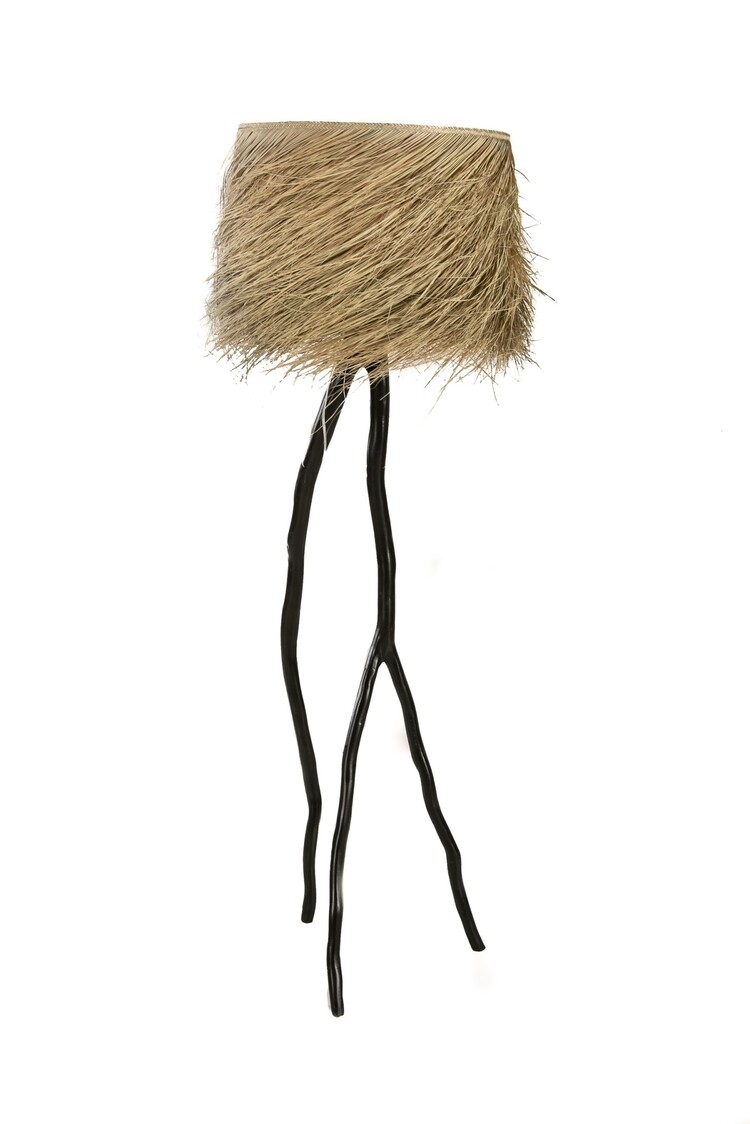 Rock The Kasbah Branch floor lamp - black/palm natural
