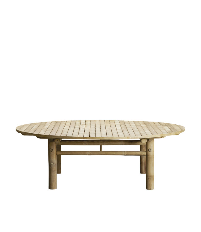 Bamboo lounge table round