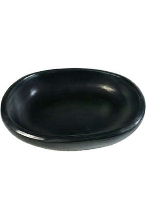 Black Pottery Vierkant bord