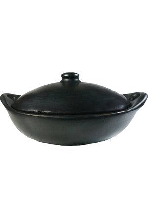 Black Pottery Paellapan
