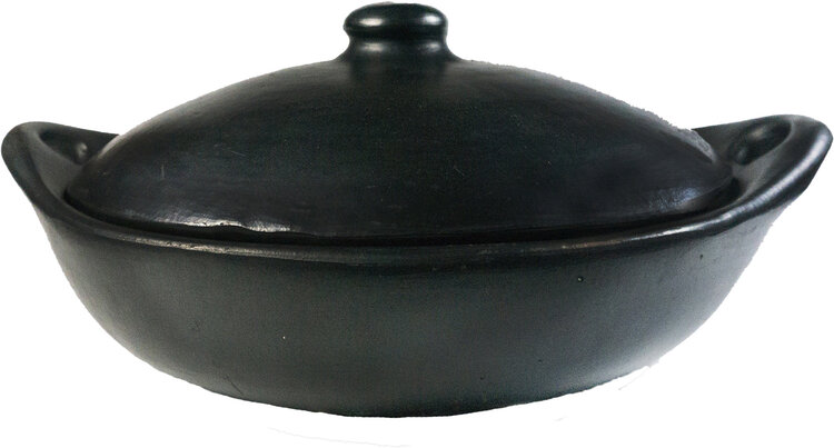 Black Pottery Paellapan