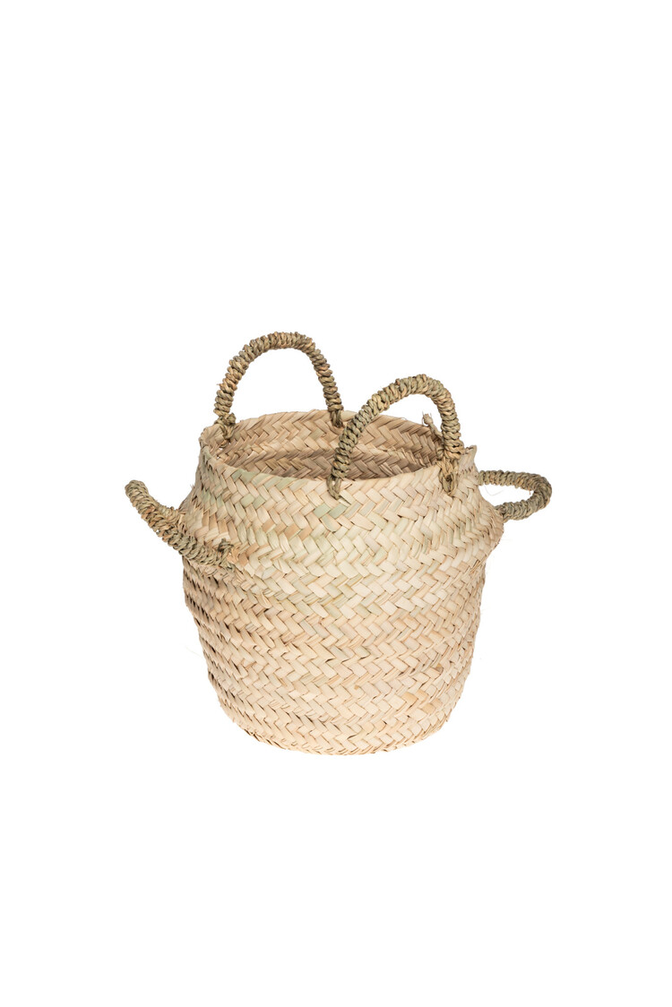 Basket palm leaves