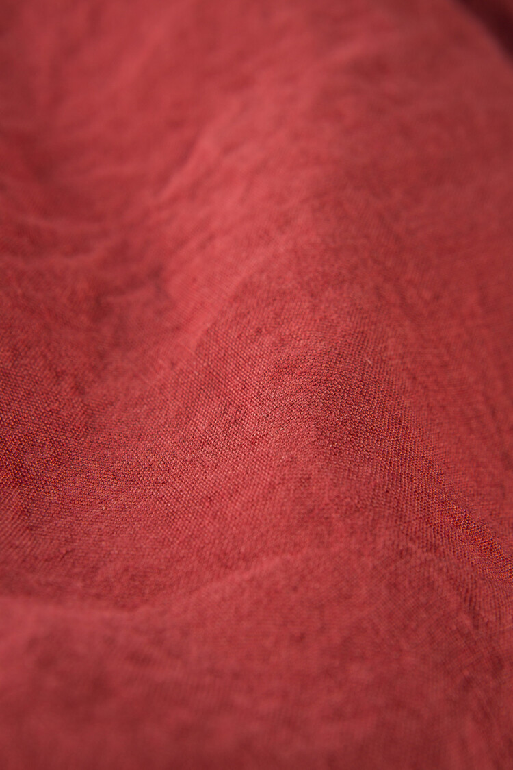 Linge Particulier Pillow case linen - carmine red