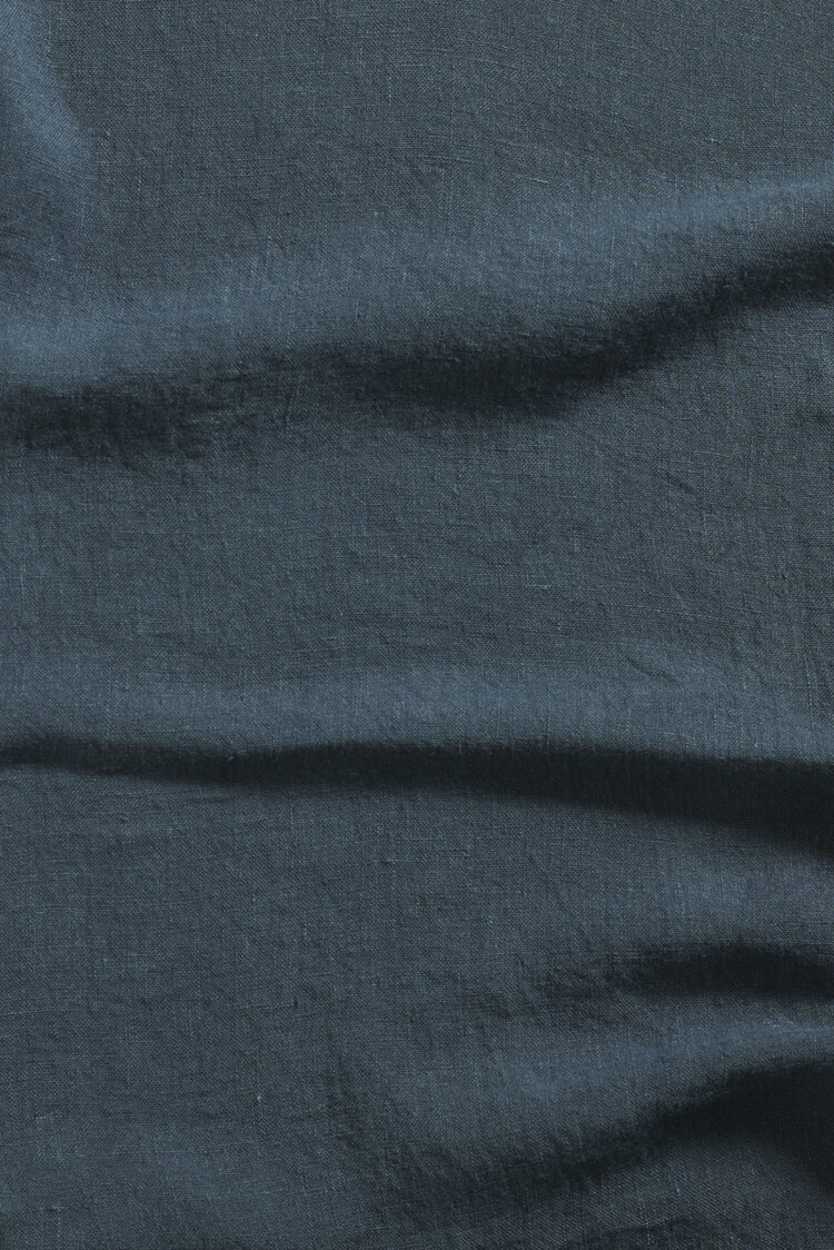 Linge Particulier Pillow case linen - duck blue