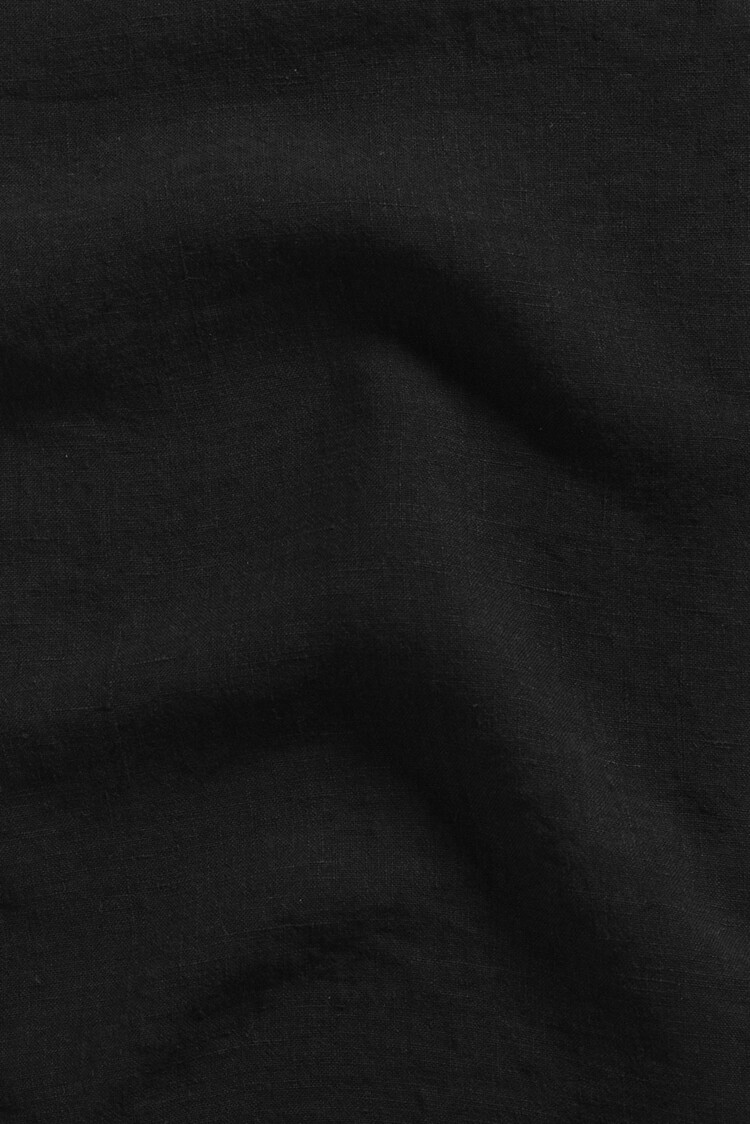 Linge Particulier Kussensloop linnen - black