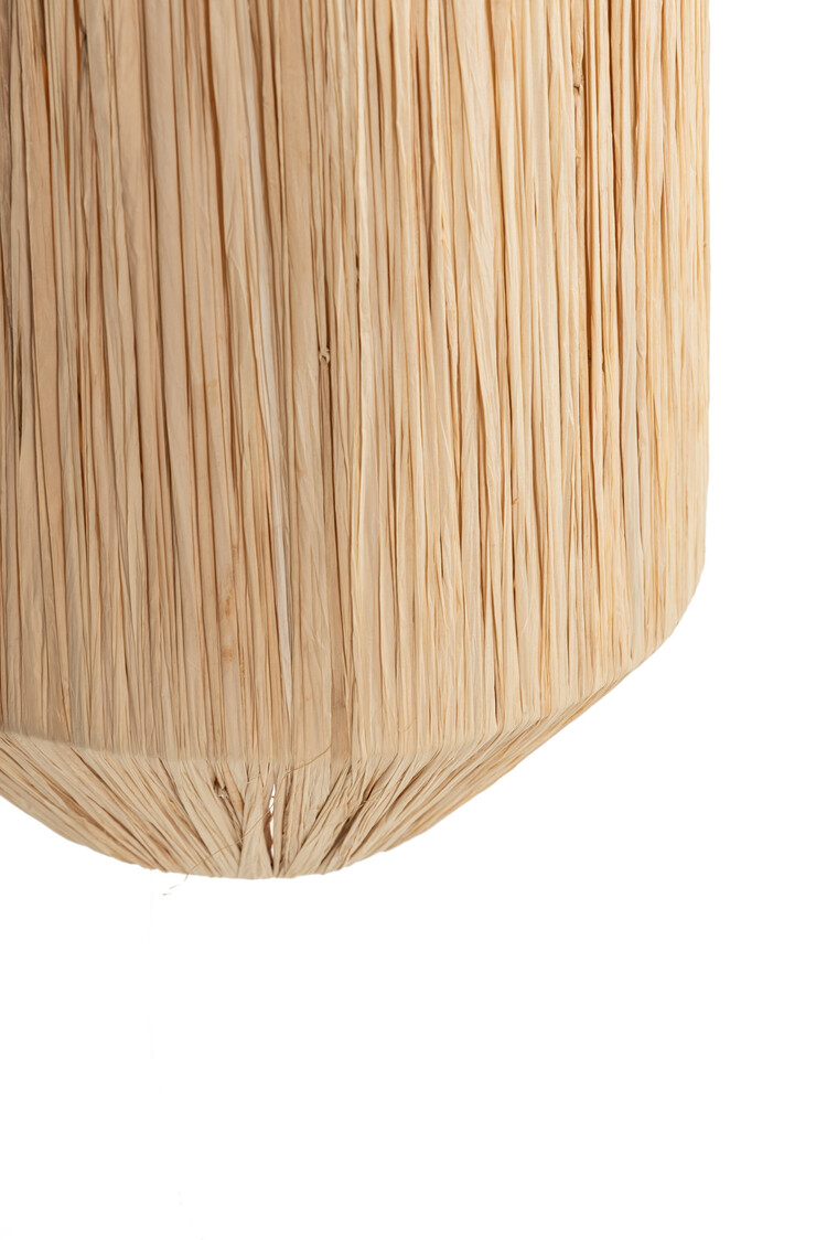 Couleur Locale Hanging light raphia 'cylinder'