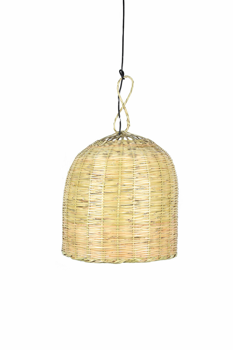 Couleur Locale Bamboo hanging lamp 'tulip'
