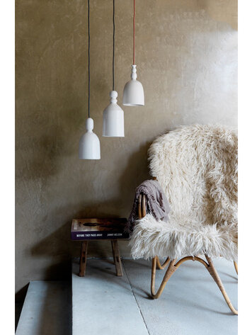 The Gentle Factory Keramiek hanglamp - wit