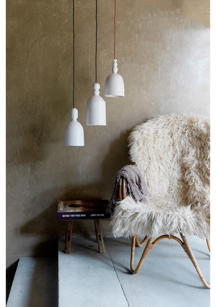 The Gentle Factory Keramiek hanglamp - wit